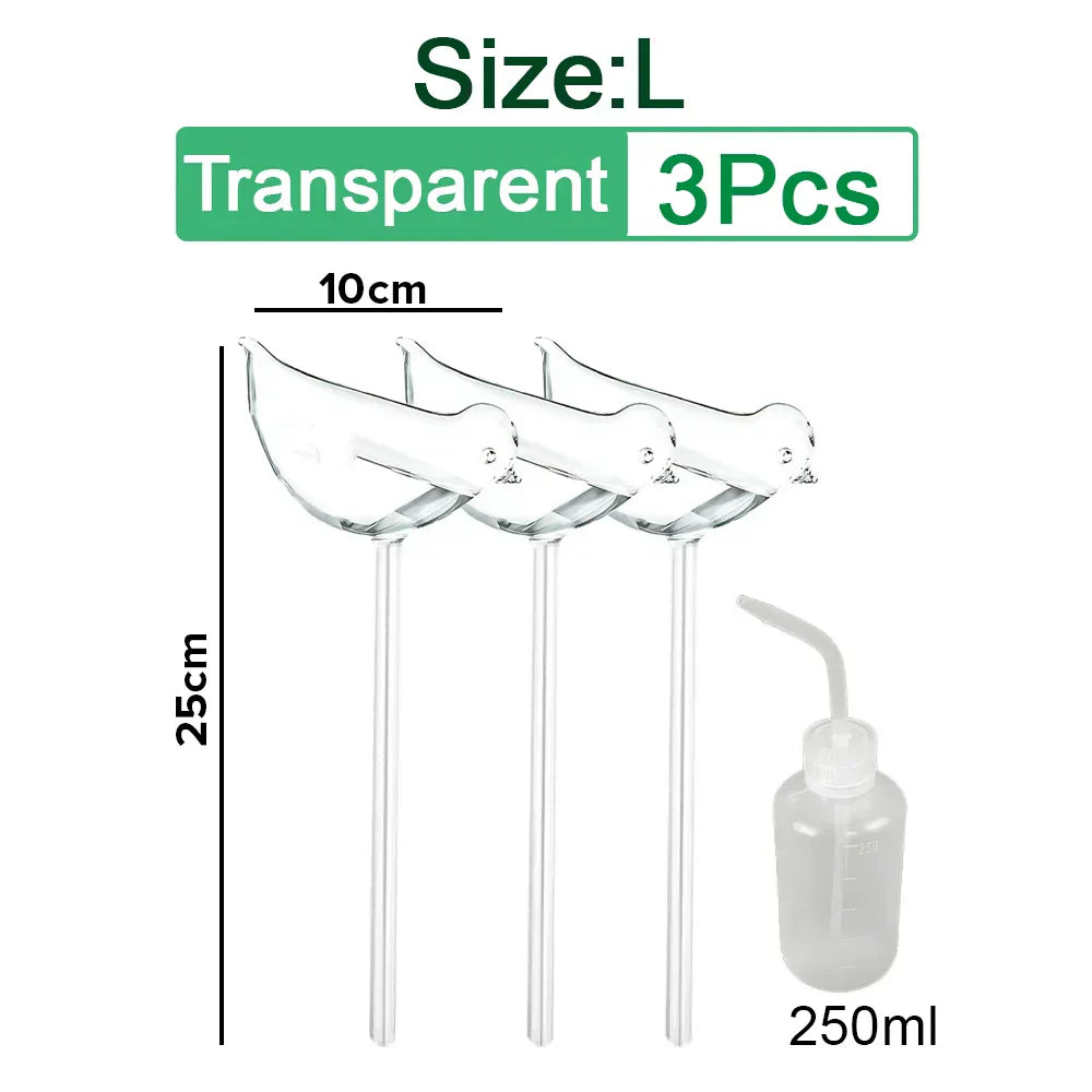 (Pack of 10) 3/6/ Automatic Plant Watering Bulbs Self Watering Globe Balls Water Device Drip Irrigation System for Garden Flower Plants