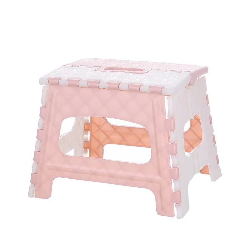 Plastic bathroom folding small bench children adult outdoor portable folding stool small chair fishing stool for outdoor
