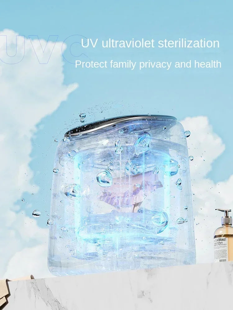 Fully automatic washing machine mini washing and drying all-in-one underwear washing machine small sock drying artifact 220V