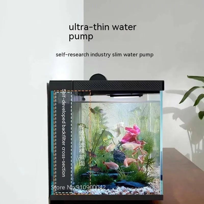 Xiaomi Mijia Smart Fish Tank MYG100 Work With Mijia APP Mobile controlled remote feeding Smart Lighting System Light Aquarium