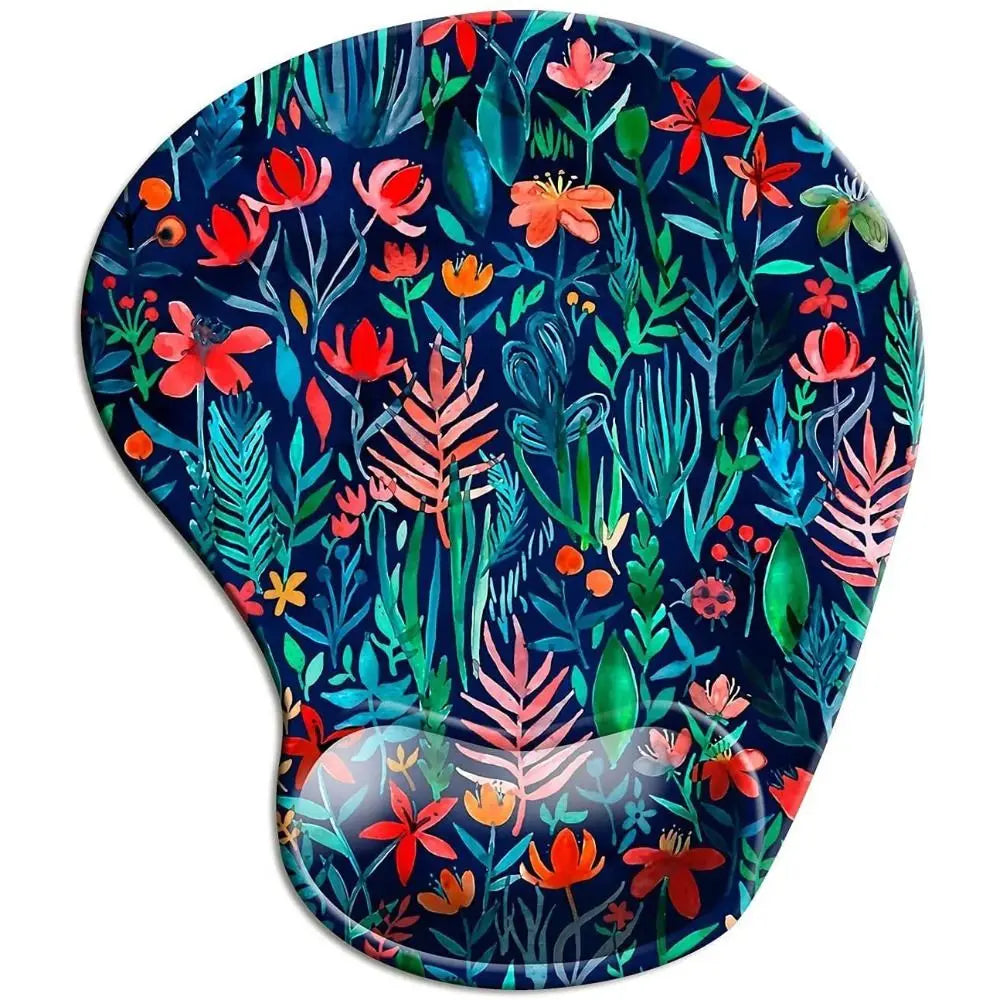 Silicone Wrist Rest Mouse Pad Ergonomic Hand Support Non Slip Gaming Mice Mat Home Office Table Mousepad For Laptop Computer