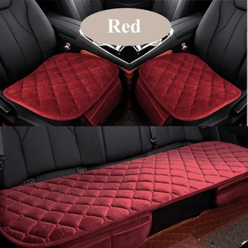 Winter Car Seat Cover Universal Front Rear Seat Pad Vehicle Auto Seat Cushion Car Seat Protector Seat Covers Pair of Covers