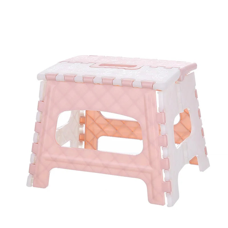 Plastic bathroom folding small bench children adult outdoor portable folding stool small chair fishing stool for outdoor