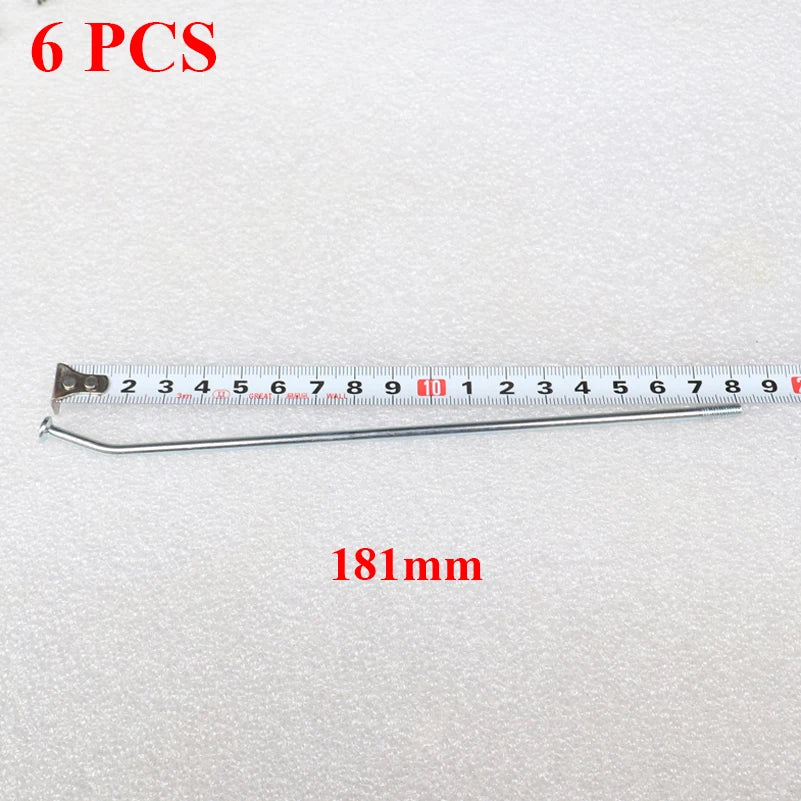 (Pack of 6) Spokes Wire Circle Nipples 18 19 21 Modified Generic Stainless Sreel For CRF YZF WR KXF SXF EXC SXF Motorcycle Wheel Parts