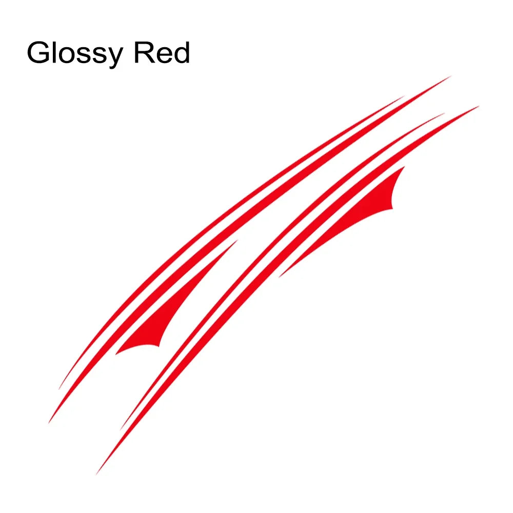 (Pack of 2) Van Door Side Stickers Graphics Stripes Kit Cover Auto Body Decor Camper Car Horsebox Caravan RV Vinyl Decals Accessories