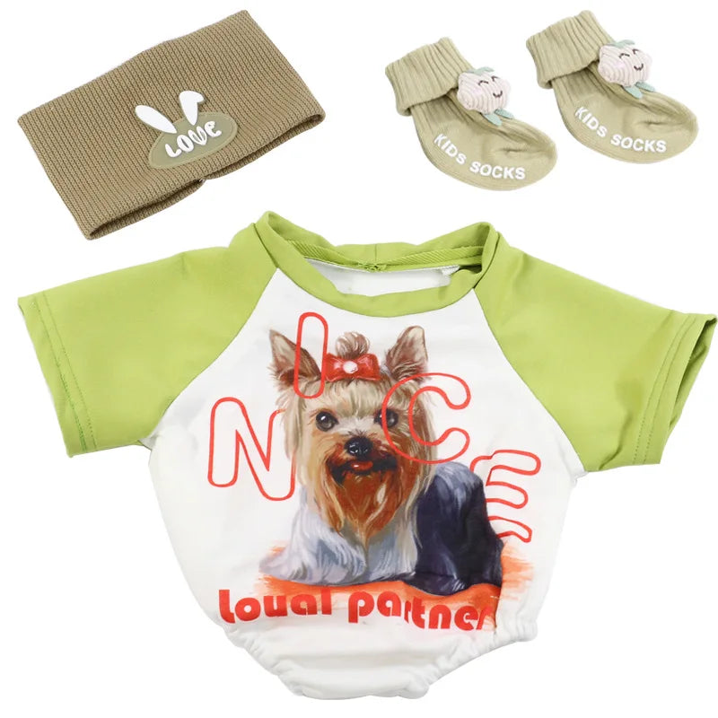 Doll Clothes for 55cm Dolls 22inch Doll's Clothing Sweater Dress Overall DIY Toy Dolls Outfit for Dolls Clothes Accessories