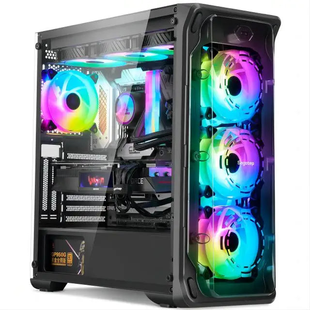 Wholesale new generation gamer desktop computer Win10 16GB Ram SSD 500G Core i5 A8 7680 processor new gaming pc for pc gamer