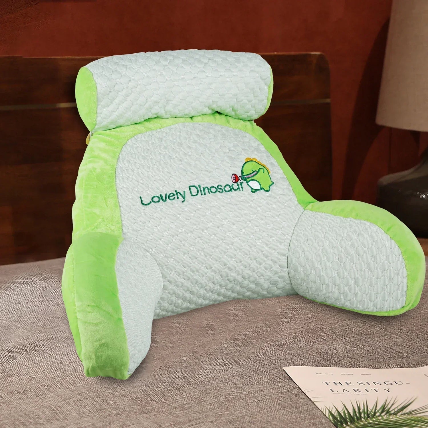 All Season Reading Pillow Comfortable Soft Detachable Lumbar Support Cushions Office Sofa for Chair Bed Backrest with Headrest