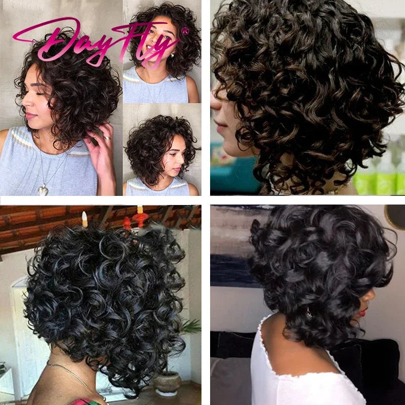 Hair Bundles With Closure Natural Brazilian Hair Weave Bundles With Closure 4x4 Short Ombre Loose Wave Bundles With Lace Closure