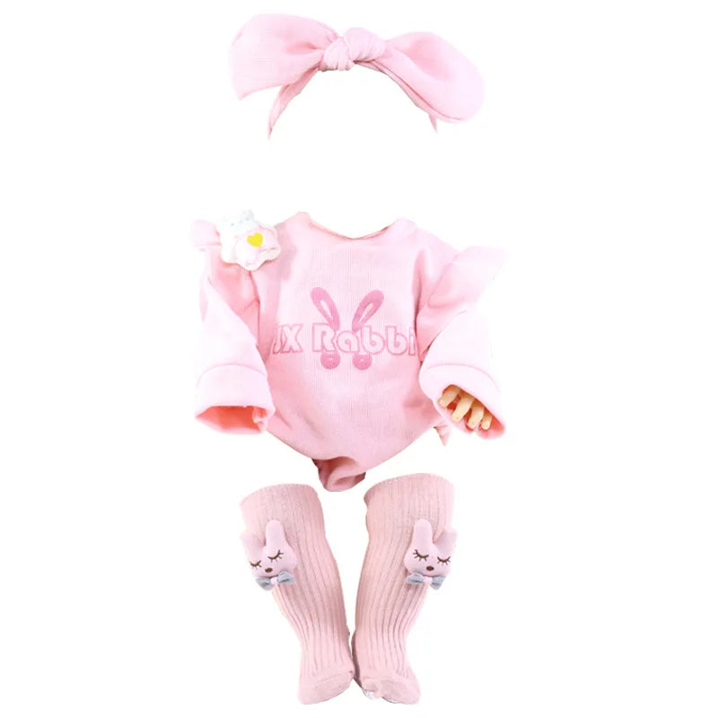 Doll Clothes for 55cm Dolls 22inch Doll's Clothing Sweater Dress Overall DIY Toy Dolls Outfit for Dolls Clothes Accessories