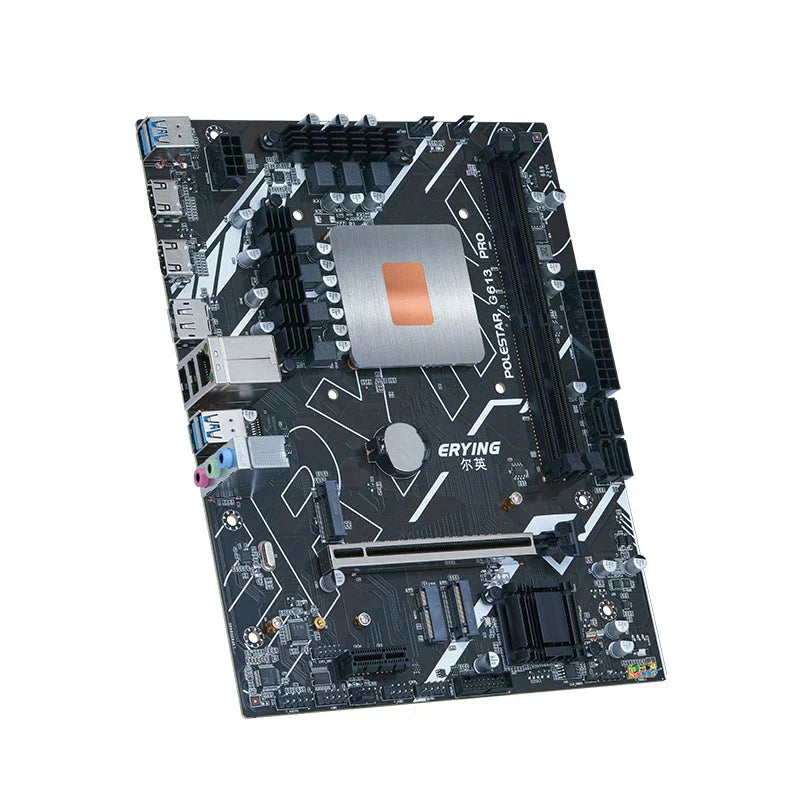 ERYING M-ATX DIY Gaming PC Motherboard with Onboard 11th Core Interpose Kit i7 11850H 2.5GHz 8C16T 24MB Computer Assembly Set