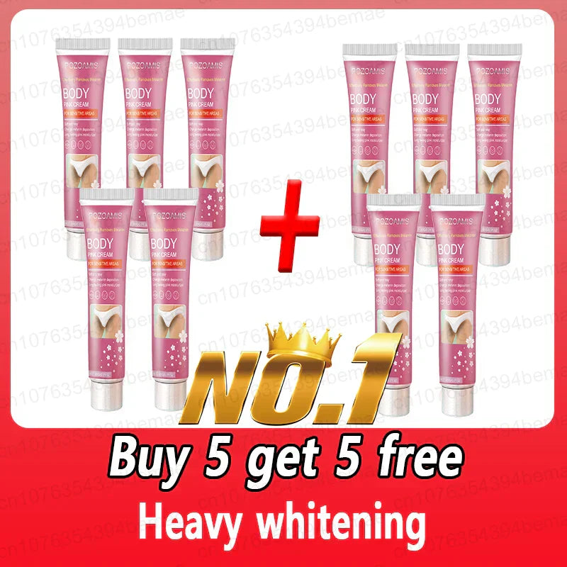 Whitening Cream Private Parts Underarm Bleaching Serum Whiten Butt Knee Brighten Inner Thigh Intimate Parts Dark Remove Melanin