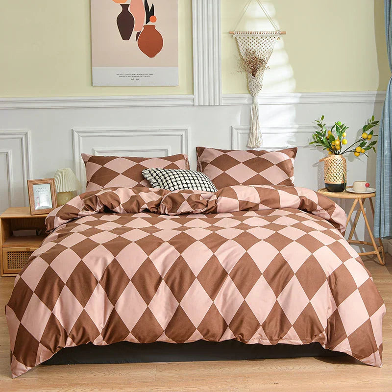 Black and White Bedding Set for Double Bed sabanas cama matrimonial Queen/King Comforter Sets Single Duvet Cover with Pillowcase