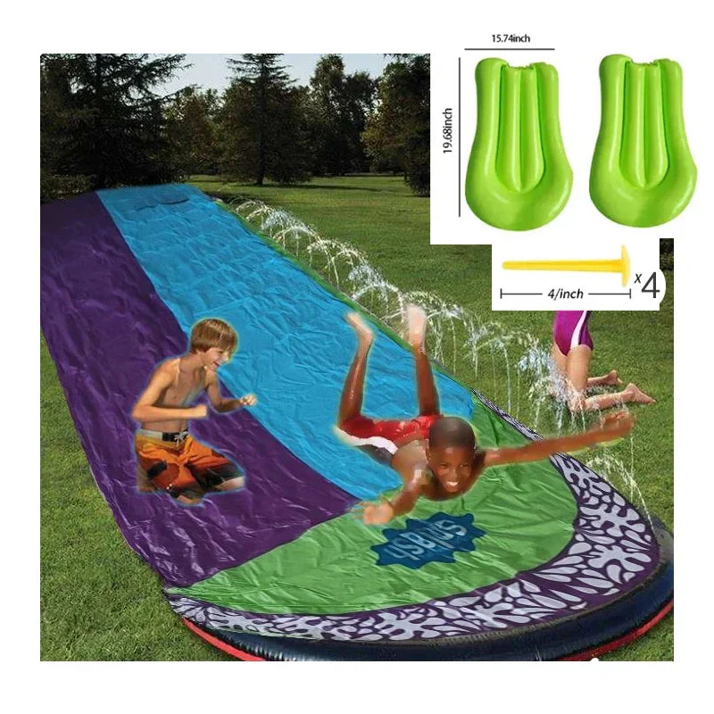 New Games Center Backyard Children Adult Toys Inflatable Water Slide Pools Children Kids Summer Gifts Backyard Outdoor Water Toy