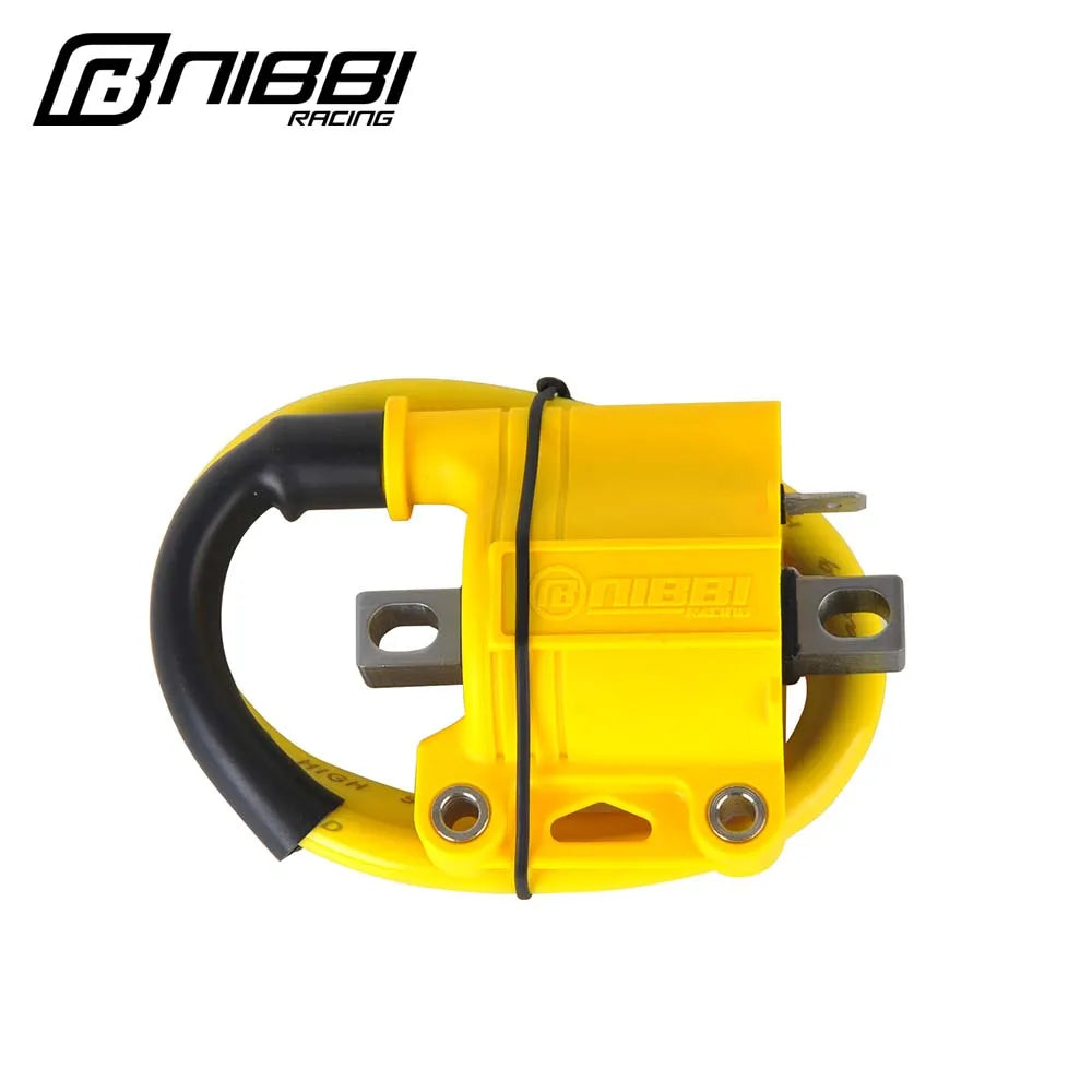 (Pack of 5) 1/2/ NIBBI Universal Motorcycle Ignition Coil Fit For 2T 4T Engine Dirt Street Bike Moped Off-Road Scooter Ignition System