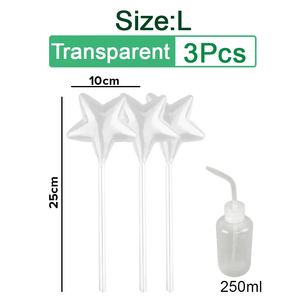 (Pack of 10) 3/6/ Automatic Plant Watering Bulbs Self Watering Globe Balls Water Device Drip Irrigation System for Garden Flower Plants