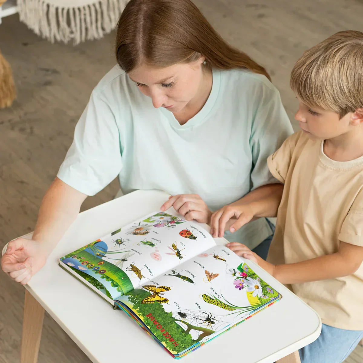 Biidi Educational Montessori Toy For Children Sound Book Preschool Kid Book in Russian Interactive Voice Reading Electronic Book