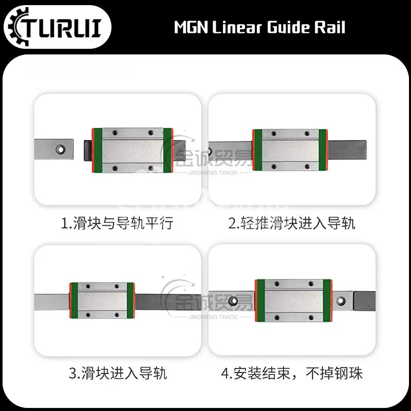 Voron 2.4 2 4 R2 Trident Linear Guide Rust Proof Mgn12H Mgn9H Mgn7H 3d Printer Parts Diy Accessories With Slider
