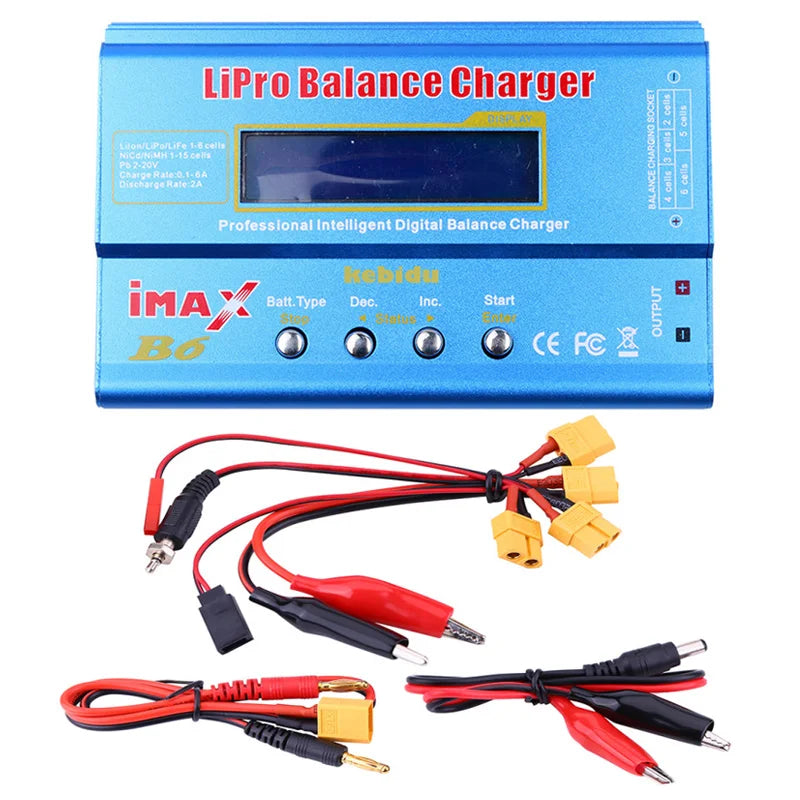 IMAX B6 80W Battery Charger Lipo NiMh Li-ion Ni-Cd Digital Lipro Balance Charger Discharger AC Power 12V 5A Adapter For Rc Car