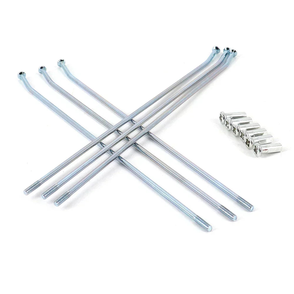 (Pack of 6) Spokes Wire Circle Nipples 18 19 21 Modified Generic Stainless Sreel For CRF YZF WR KXF SXF EXC SXF Motorcycle Wheel Parts