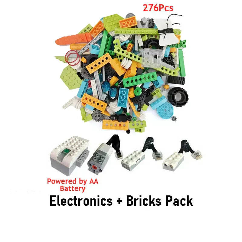 (Pack of 280) /Set EV3 STEM WeDo 2.0 Robotics Construction Set Building Blocks Compatible with 45300 Wedo 2.0 Educational DIY Toys