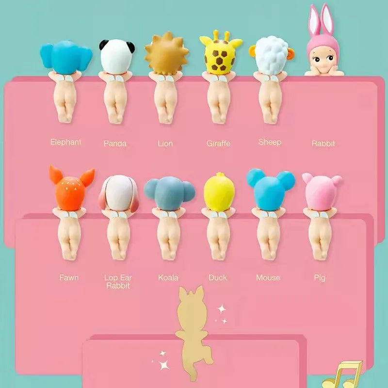 Sonny Angel Lying Down Blind Box Anime Figures Angel Series Kawaii Hippers Cartoon Surprise Box Guess Bag Mystery Box Kids Toys