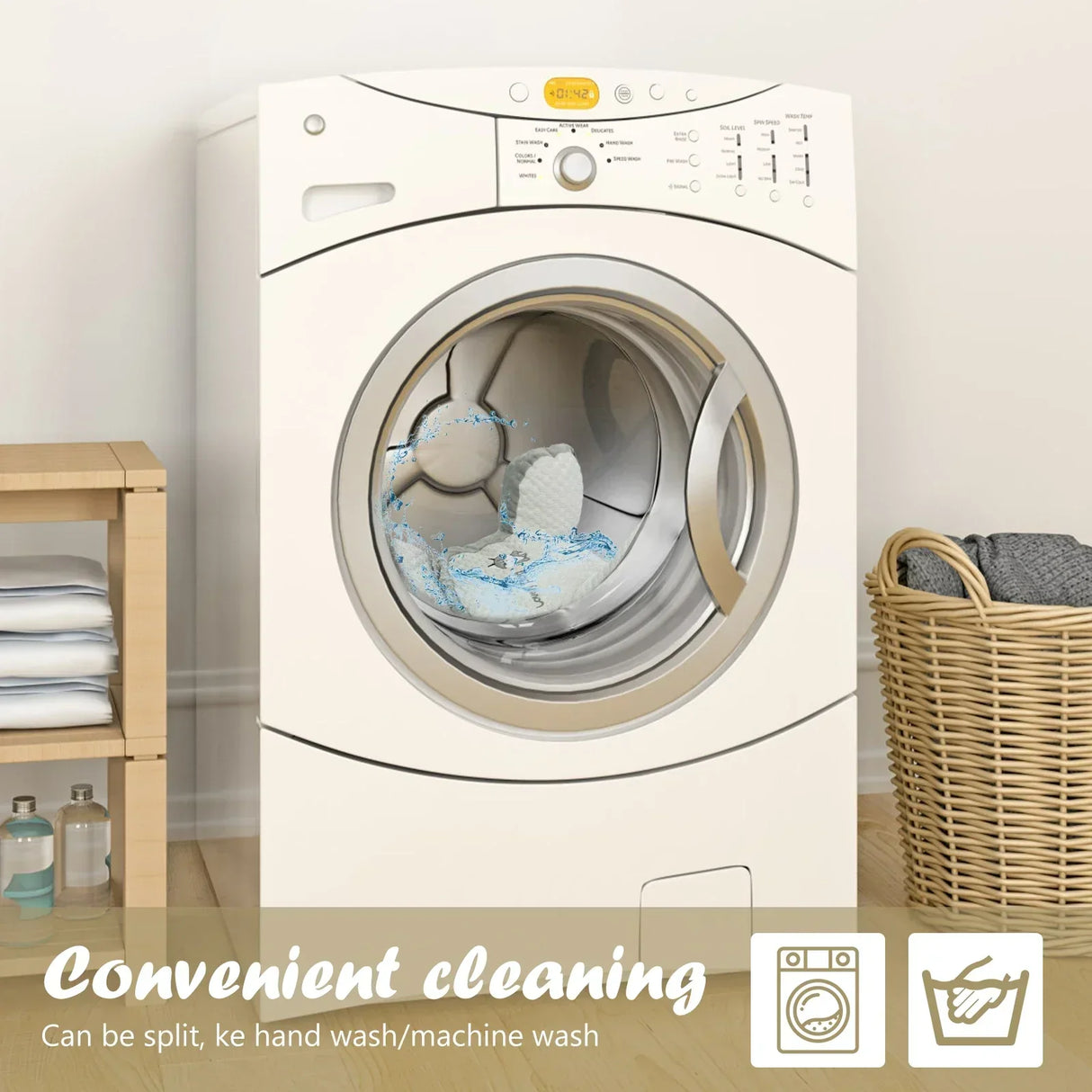 All Season Reading Pillow Comfortable Soft Detachable Lumbar Support Cushions Office Sofa for Chair Bed Backrest with Headrest