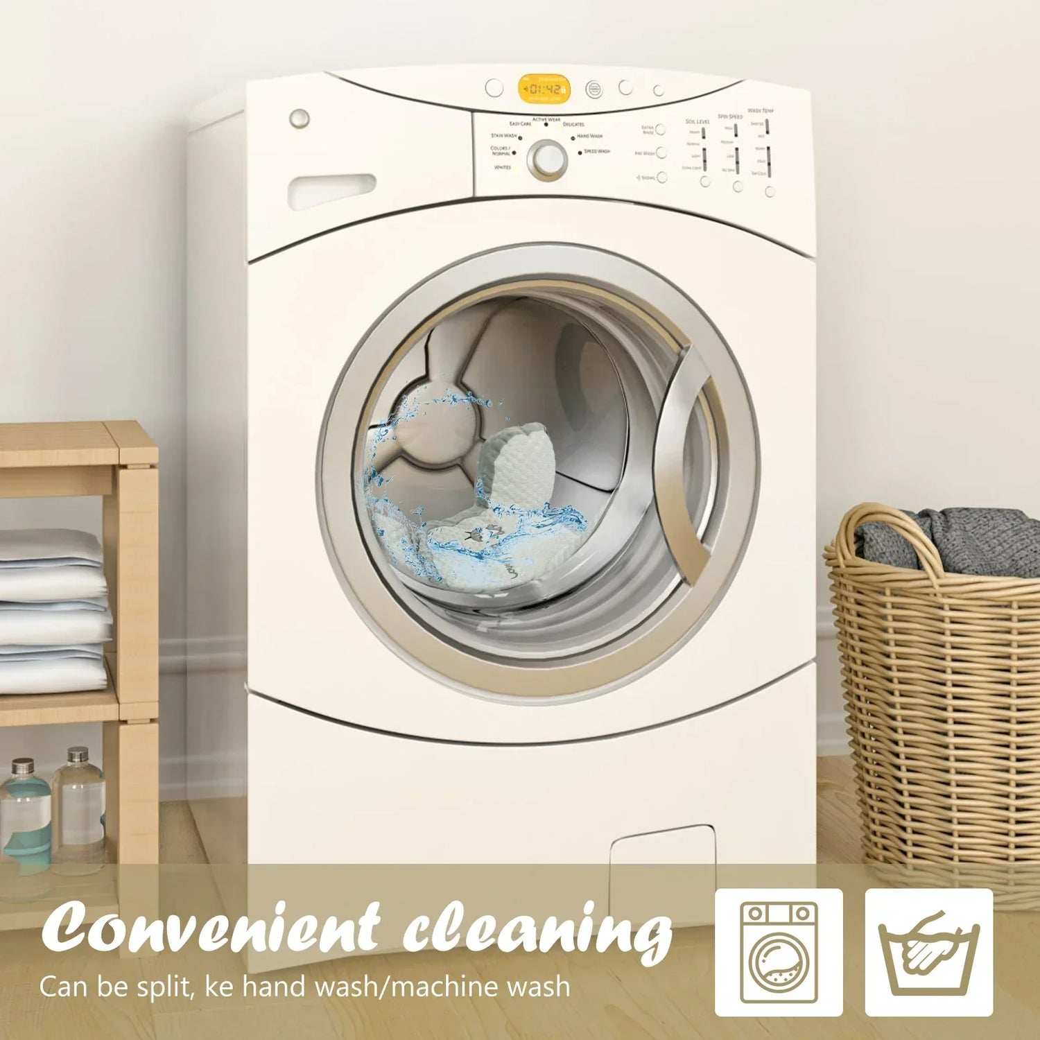 All Season Reading Pillow Comfortable Soft Detachable Lumbar Support Cushions Office Sofa for Chair Bed Backrest with Headrest