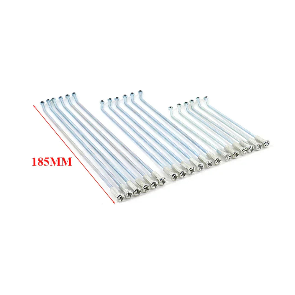 (Pack of 6) Spokes Wire Circle Nipples 18 19 21 Modified Generic Stainless Sreel For CRF YZF WR KXF SXF EXC SXF Motorcycle Wheel Parts