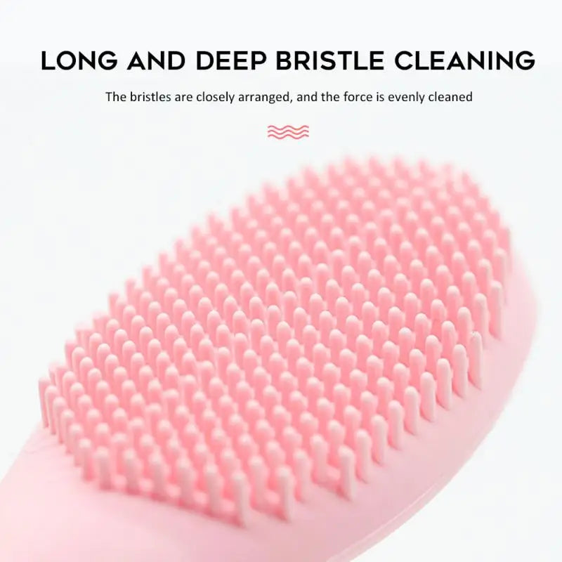 (Pack of 10) 1~ Soft Silicone Washing Brush Remover Face Exfoliating Pore Cleaner Brush Soft Nose Brush Pore Cleaner Skin Care Massager