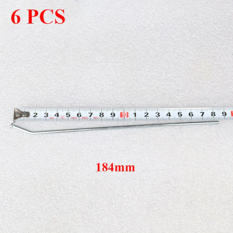 (Pack of 6) Spokes Wire Circle Nipples 18 19 21 Modified Generic Stainless Sreel For CRF YZF WR KXF SXF EXC SXF Motorcycle Wheel Parts