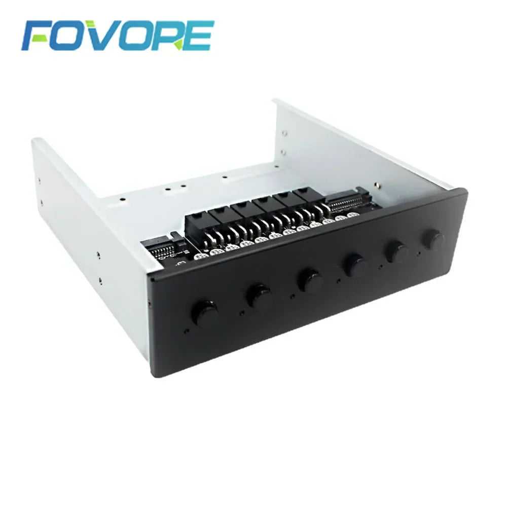 SATA15P hard disk power control switch for desktop computer front panel expansion with 6 ports for multiple systems