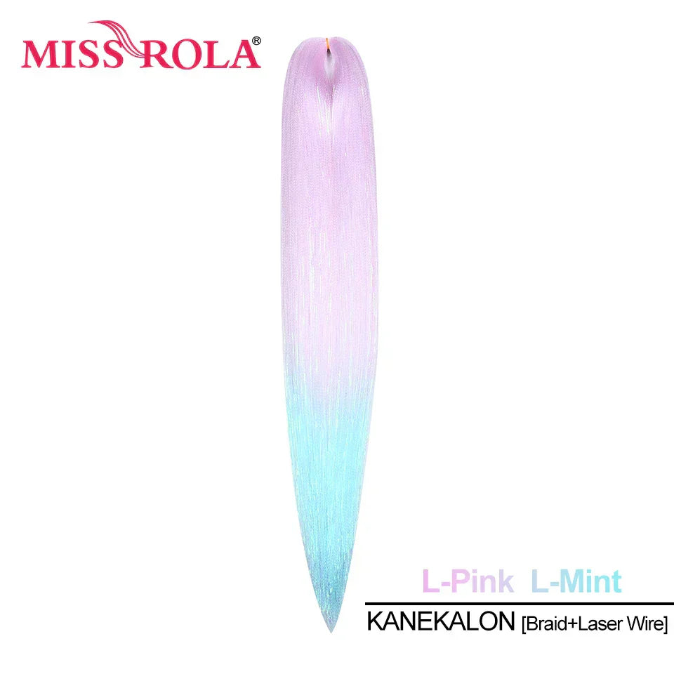 Miss Rola Synthetic 28Inch 100G 2023 New Hair Extension Yaki Straight Jumbo Braiding Hair Pre-Stretched Braid Kanekalon Hair
