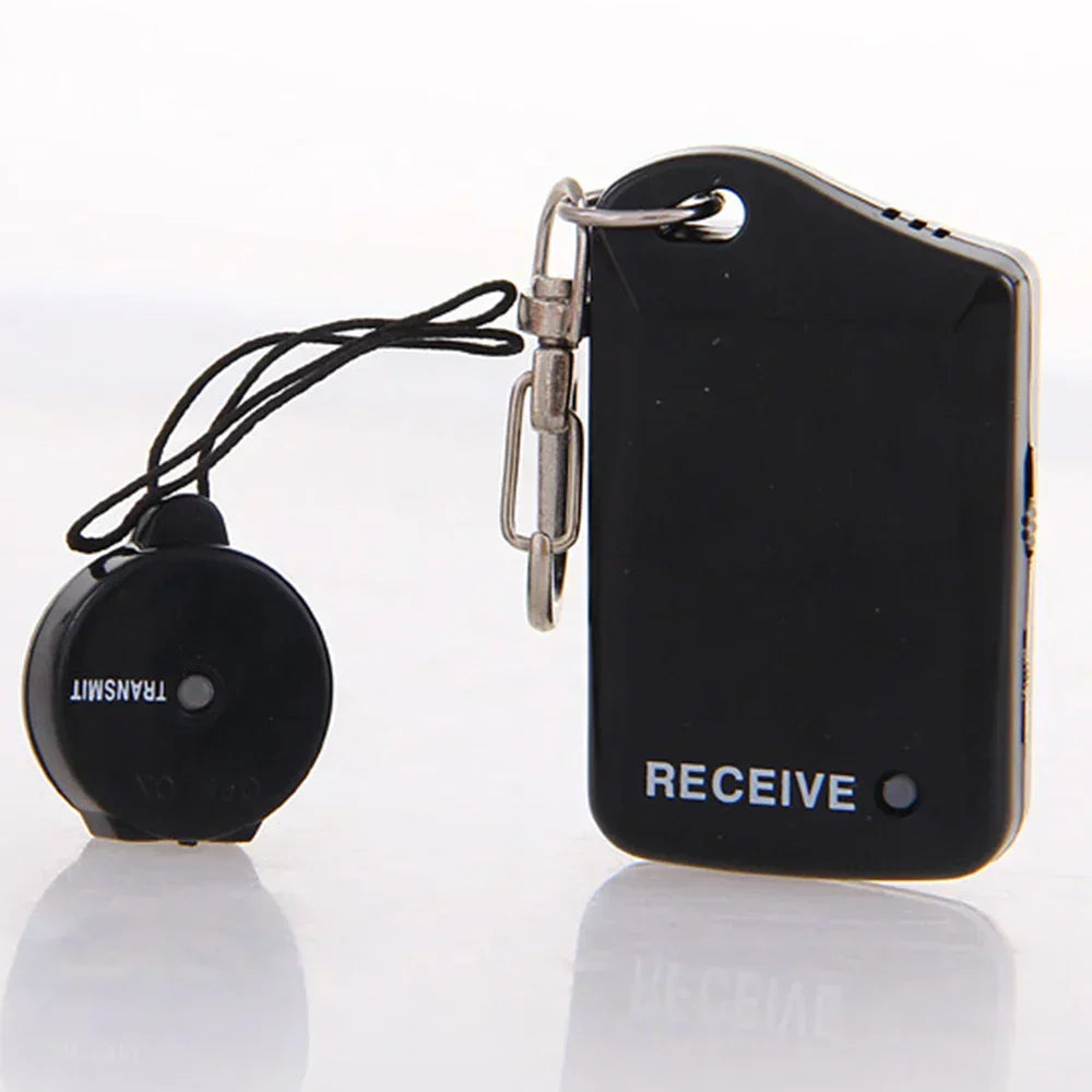 RF Wireless Anti Loss Device Security Protection Mini Keychain Personal Guard Buzzer Light Anti Theft Alarm Home Automation Kits