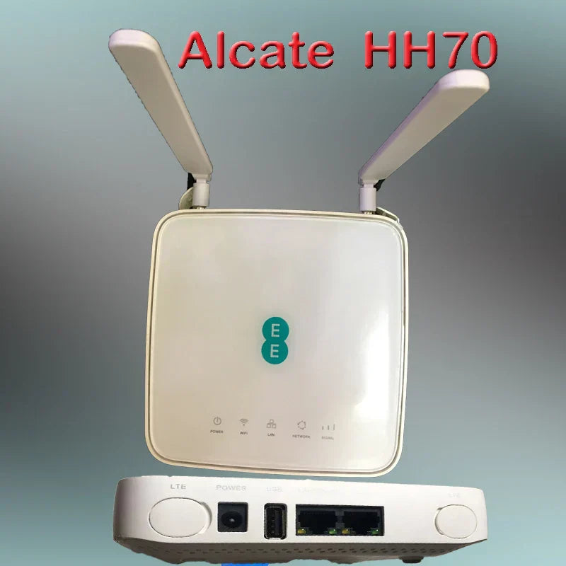 Unlocked Alcatel HH70vb EE 4G 300mbps LTE Cat7 Alcatel LinkHub HH70 cpe AC wifi home hub router 4g rj45 mobile 4g wifi router