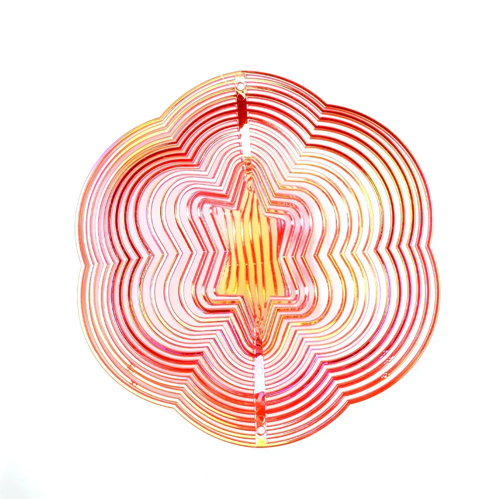 3D Butterfly Bird Repeller Spinner Wind Chimes Hanging Decorations Reflective Scarer Hanging Ornament Outdoor Garden Decoration