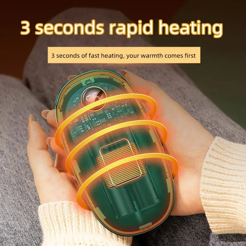 20000mAh USB Rechargeable Winter portable Hand Warmer Mobile Power Handheld Warmer Heater Outdoor Traveling Hiking Power Bank