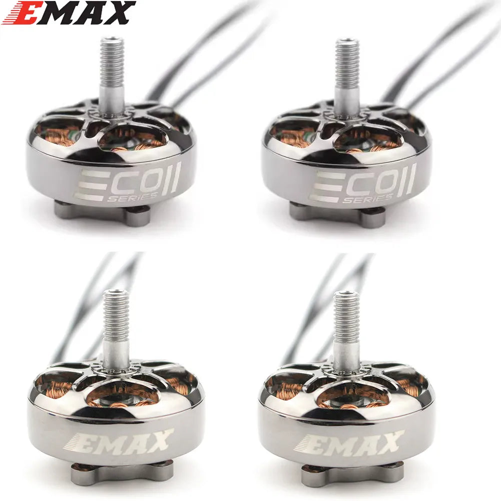 (Pack of 4) EMAX ECOII Series ECO II 2807 6S 1300KV 5S 1500KV 4S 1700KV Brushless Motor for FPV Racing RC Drone DIY Parts