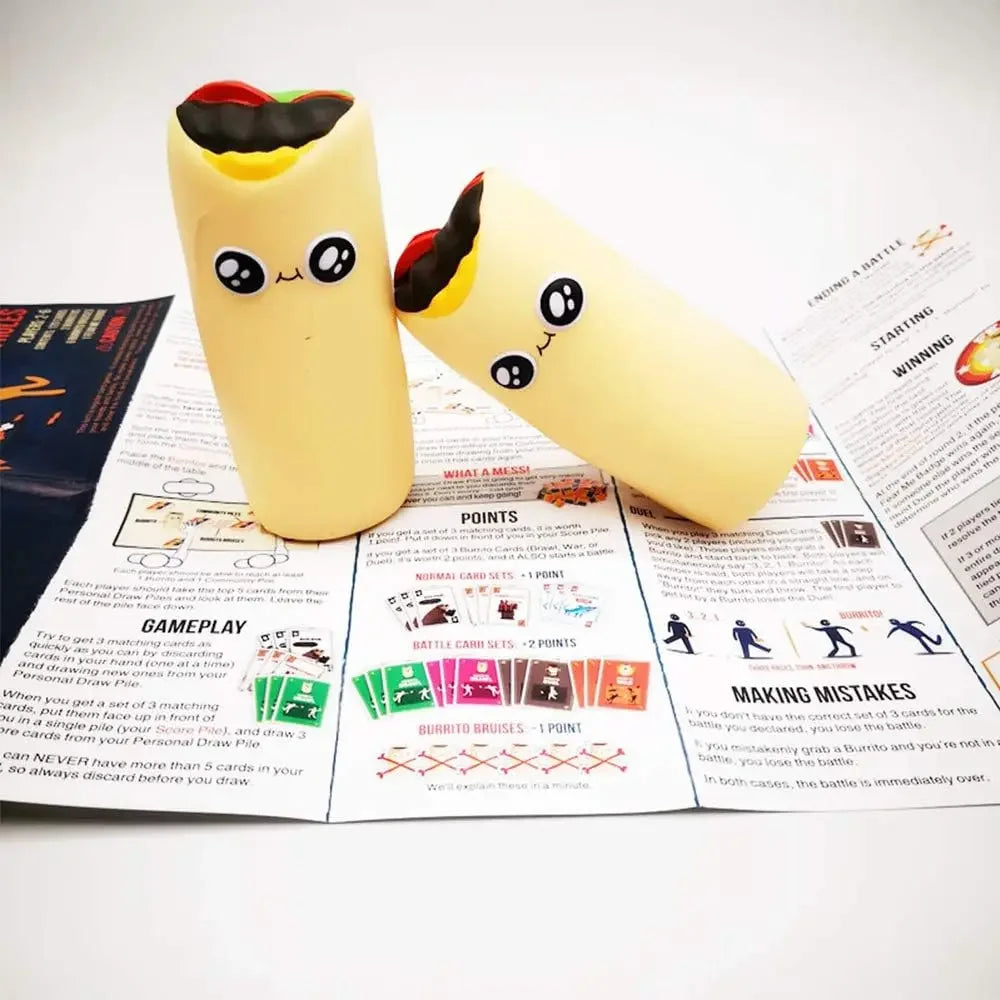 Throw Throw Burrito by Exploding Kittens A Dodgeball Card Game Family-Friendly Party Games for Adults, Teens & Kids 2-6 Players