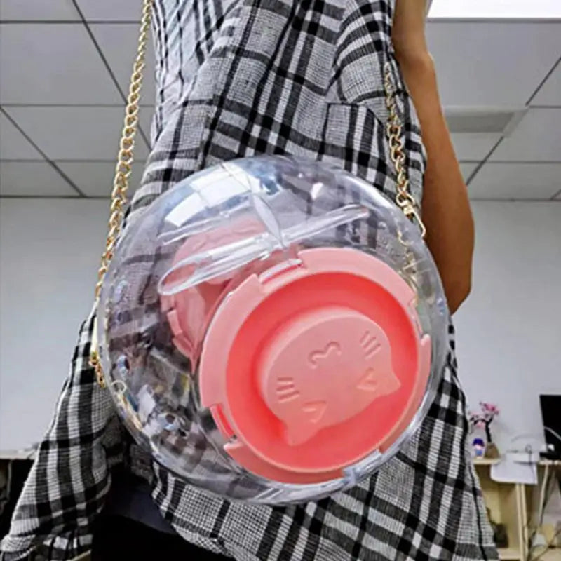 Small Pet Jogging Ball Toy Hamster Gerbil Running Exercise Ball Wheel Play Game Outdoor Sport Ball Grounder Pet Supplies