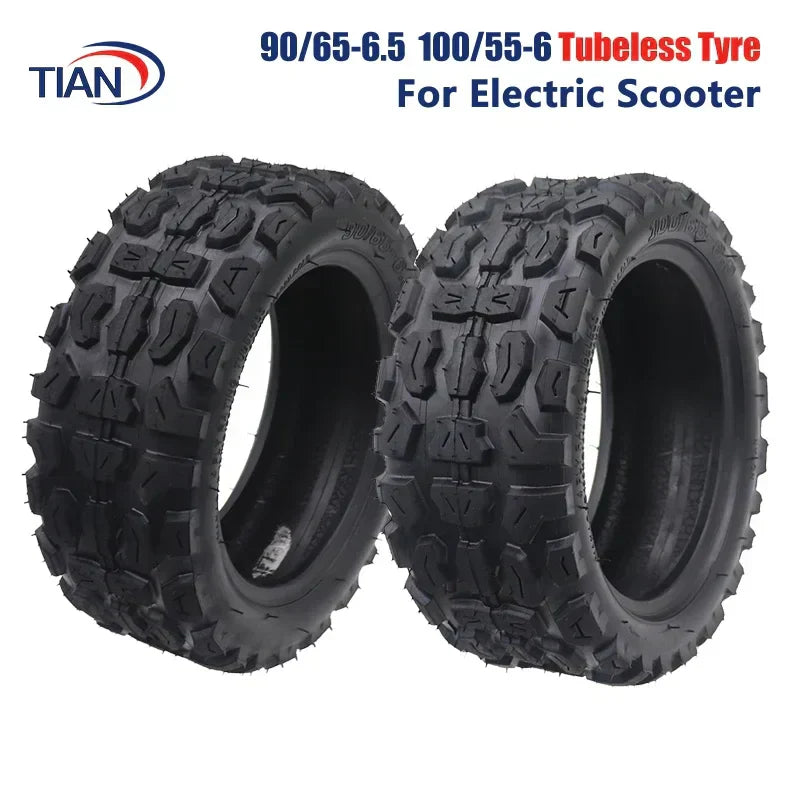 11inch 100/65-6.5 Tubeless Tire 90/65-6.5 Off Road Vacuum Tire for Dualtron Widen Pneumatic Wheel Speedual Plus Electric Scooter