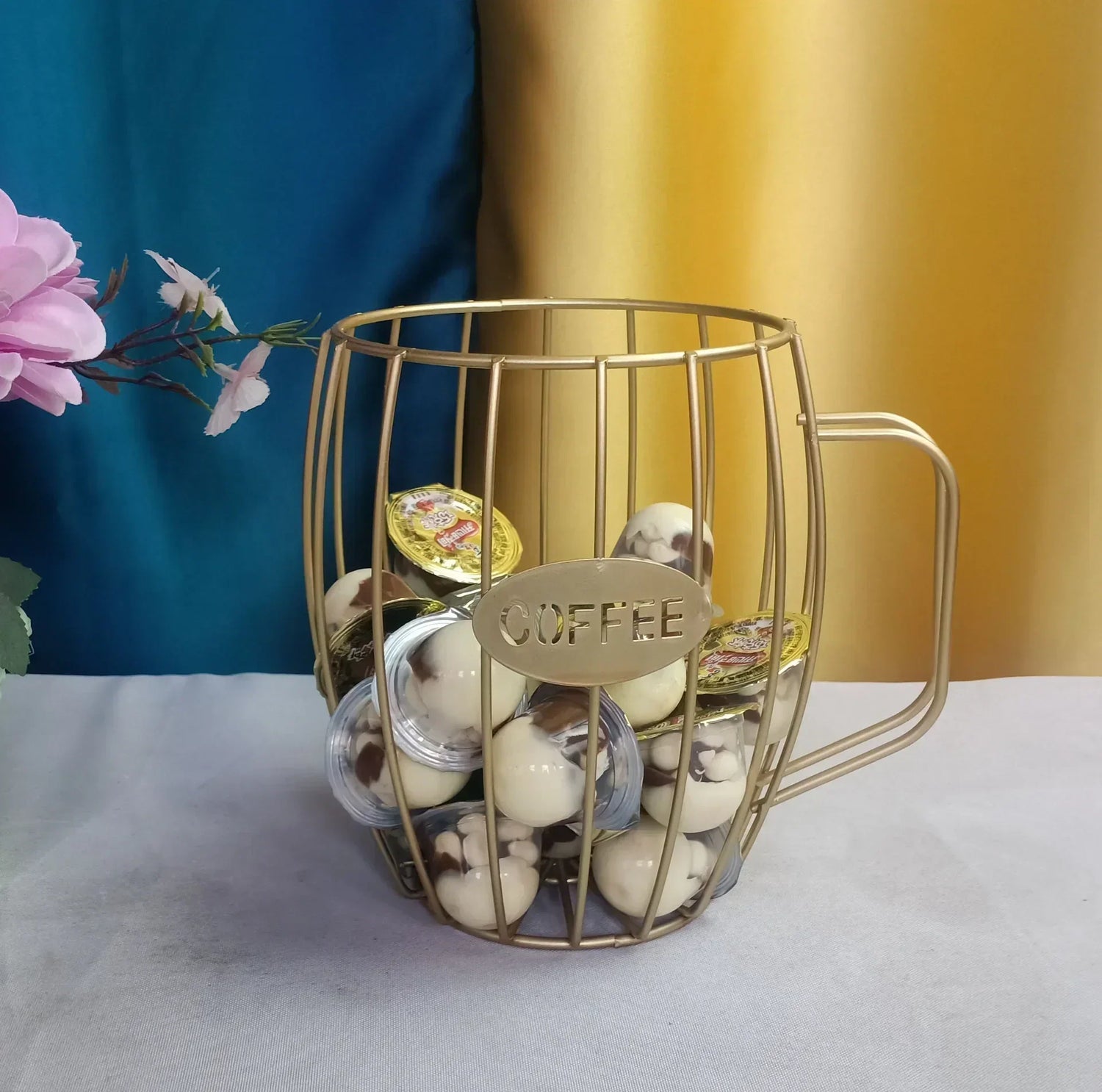 Desktop Coffee Capsule Holder for Nespresso Accesorios Durability Coffee Pods Organizer for Home Kitchen Bar Coffeeware Teaware