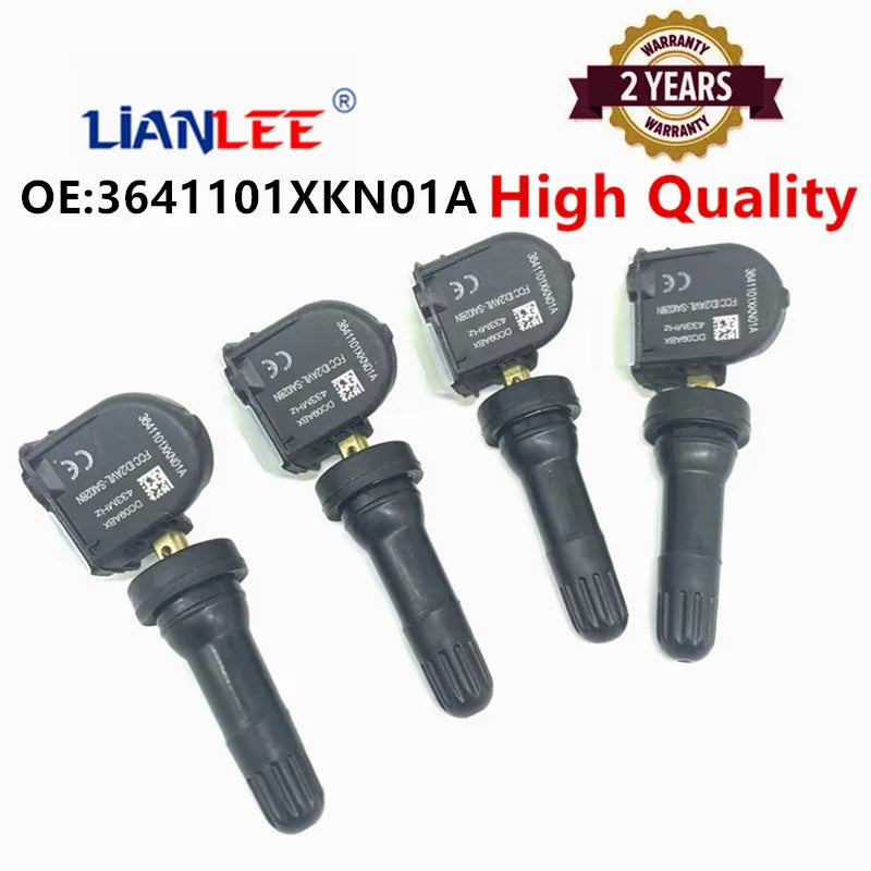 (Pack of 4) Car Tire Pressure Sensor TPMS 3641101XKN01A For Haval