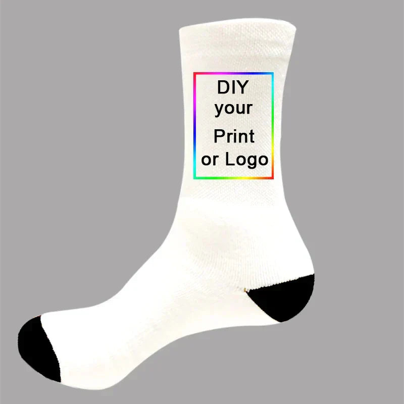 Customized Print Socks Women's Men's DIY Photo Logo Brand Quanlitity Cotton For Spring summer autumn winter