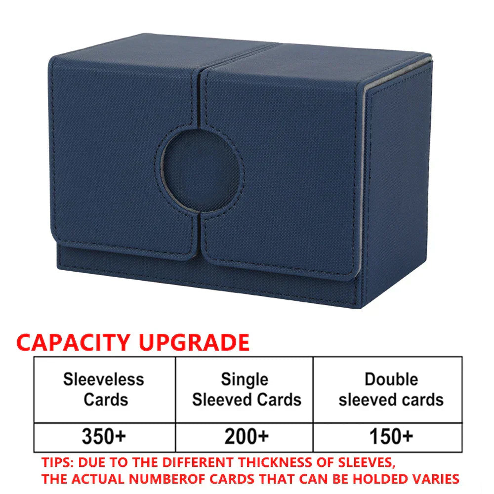 Card Case Card Box Magic TCG Mid Large Deck Case Solid Color Storage Box Top Side-Loading Christmas Toy Game Collection Cards