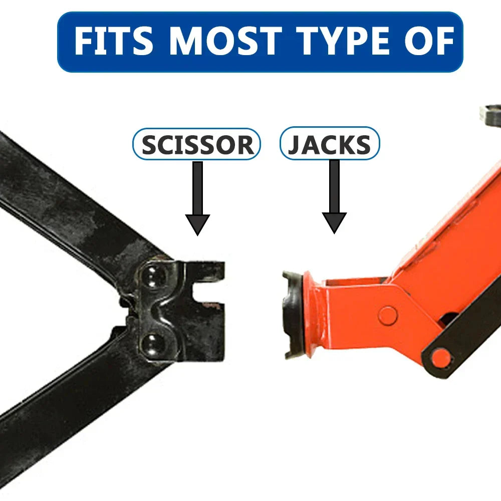 Use with 1/2 Inch Drive or Impact Wrench Tools Car Jacks Lifting Equipment Car Accessories Scissor Jack Adaptor