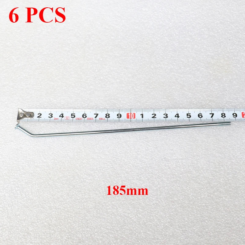 (Pack of 6) Spokes Wire Circle Nipples 18 19 21 Modified Generic Stainless Sreel For CRF YZF WR KXF SXF EXC SXF Motorcycle Wheel Parts