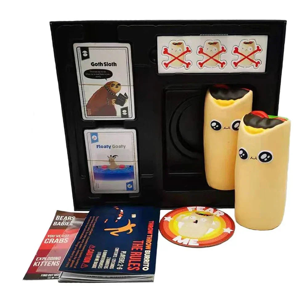 Throw Throw Burrito by Exploding Kittens A Dodgeball Card Game Family-Friendly Party Games for Adults, Teens & Kids 2-6 Players