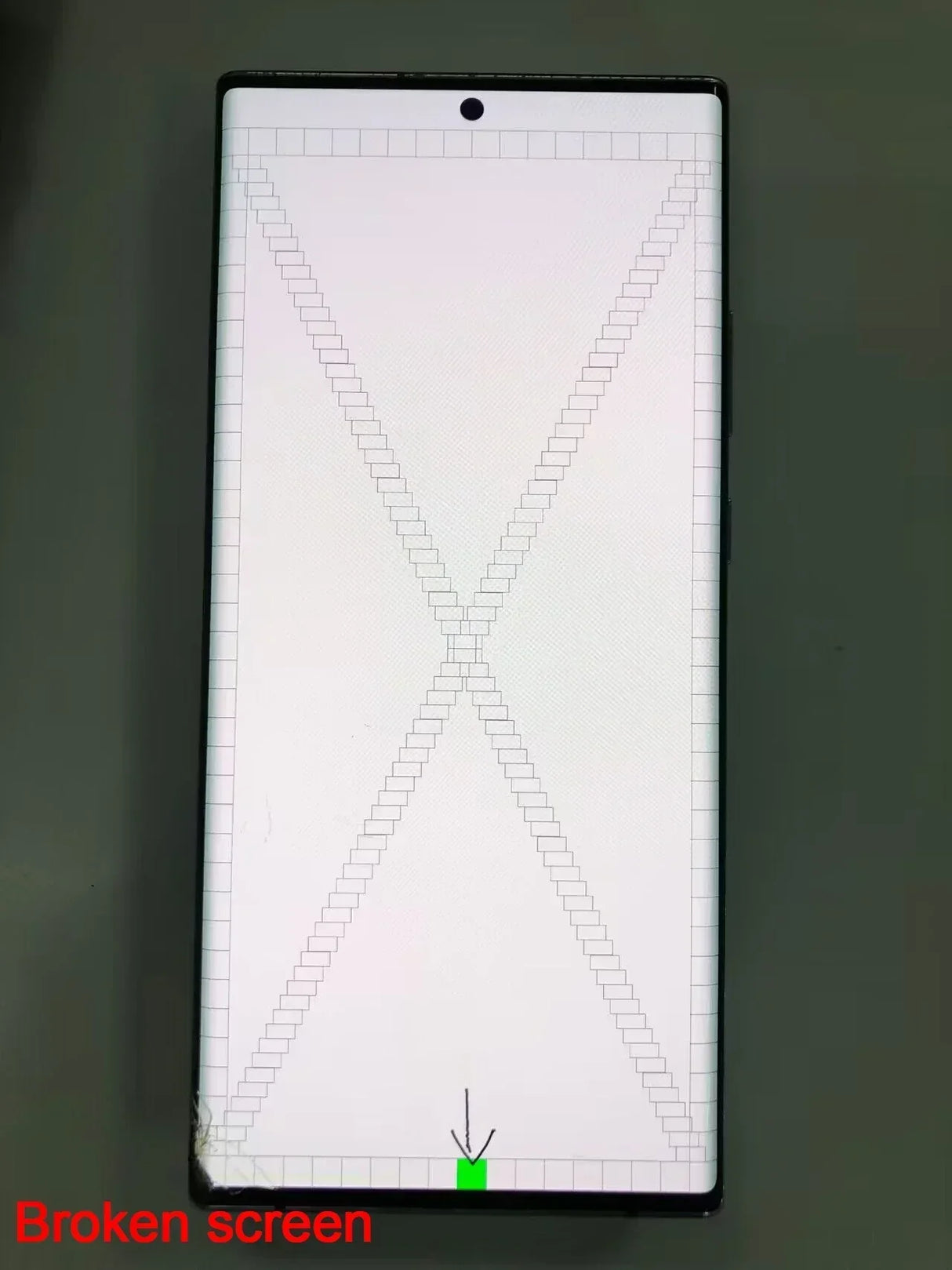 Band spot line For Samsung Note 20 Ultra 5G N986F N986B LCD Display Touch Screen Display Mobile Phone Defective Screen