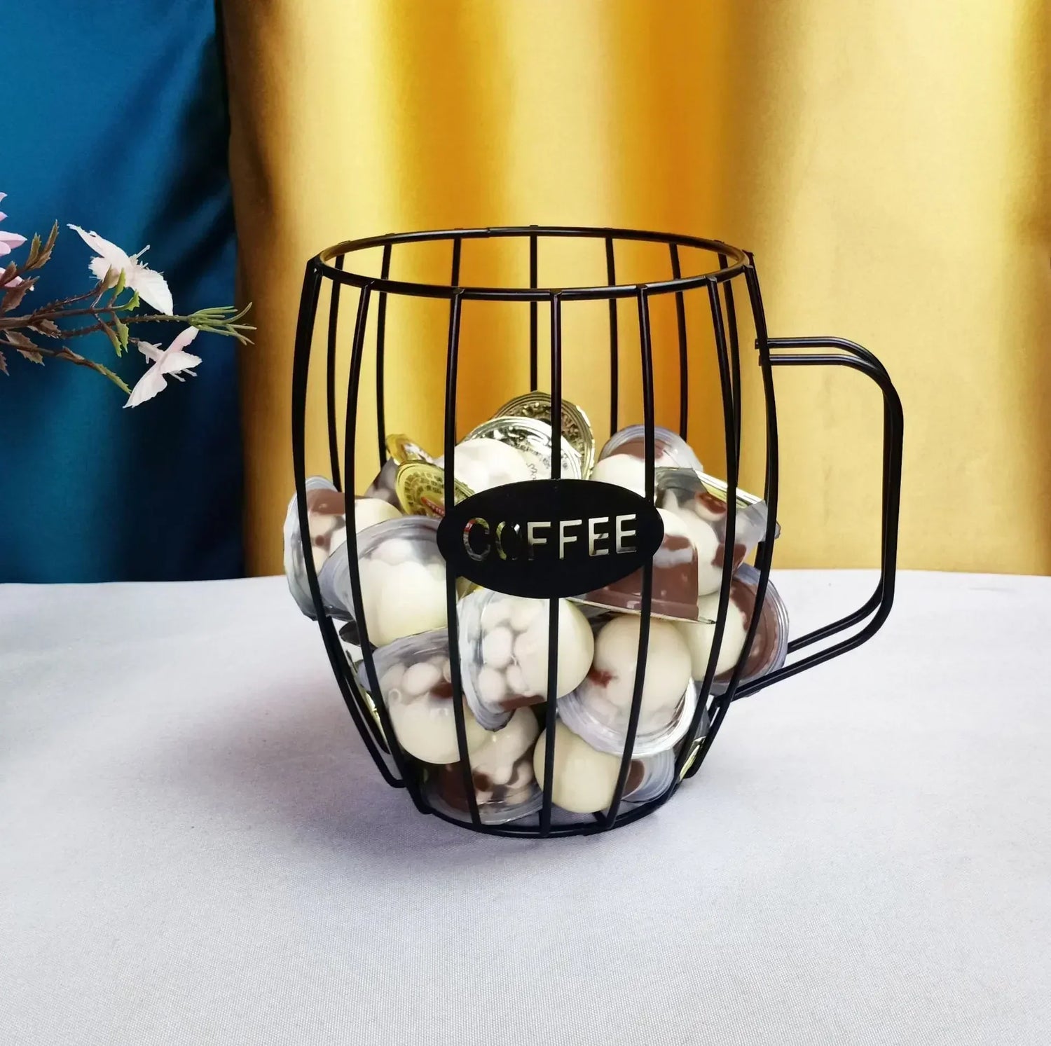 Desktop Coffee Capsule Holder for Nespresso Accesorios Durability Coffee Pods Organizer for Home Kitchen Bar Coffeeware Teaware